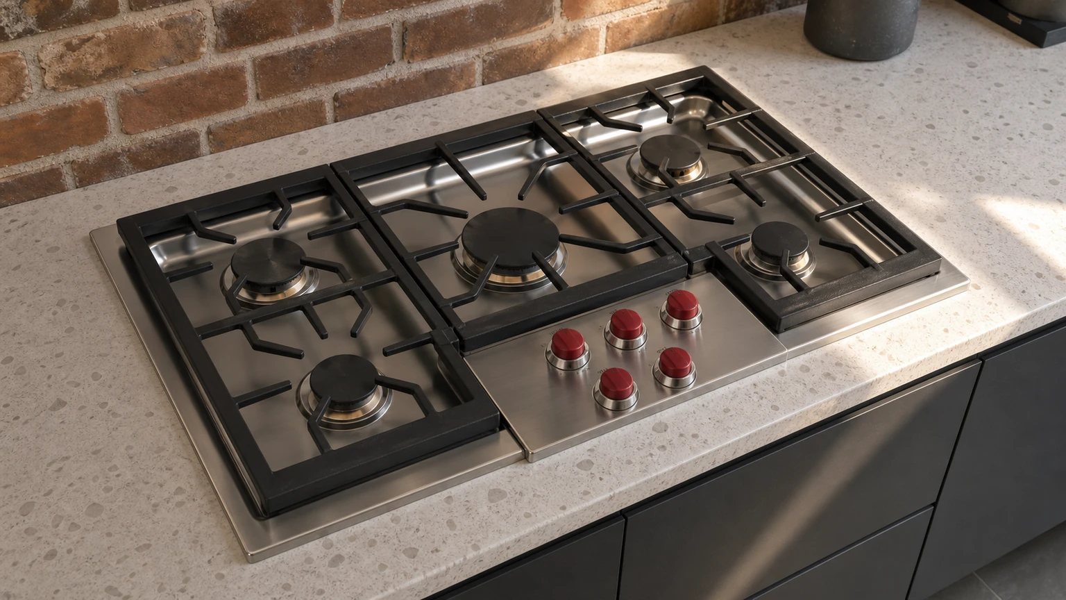 Built-in cooktop diagnostic visit in the service area